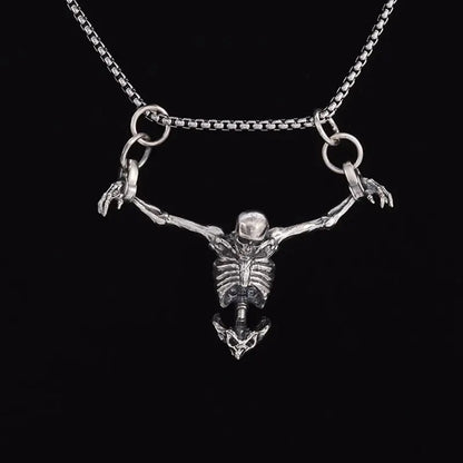 Half Body Skull Pendant