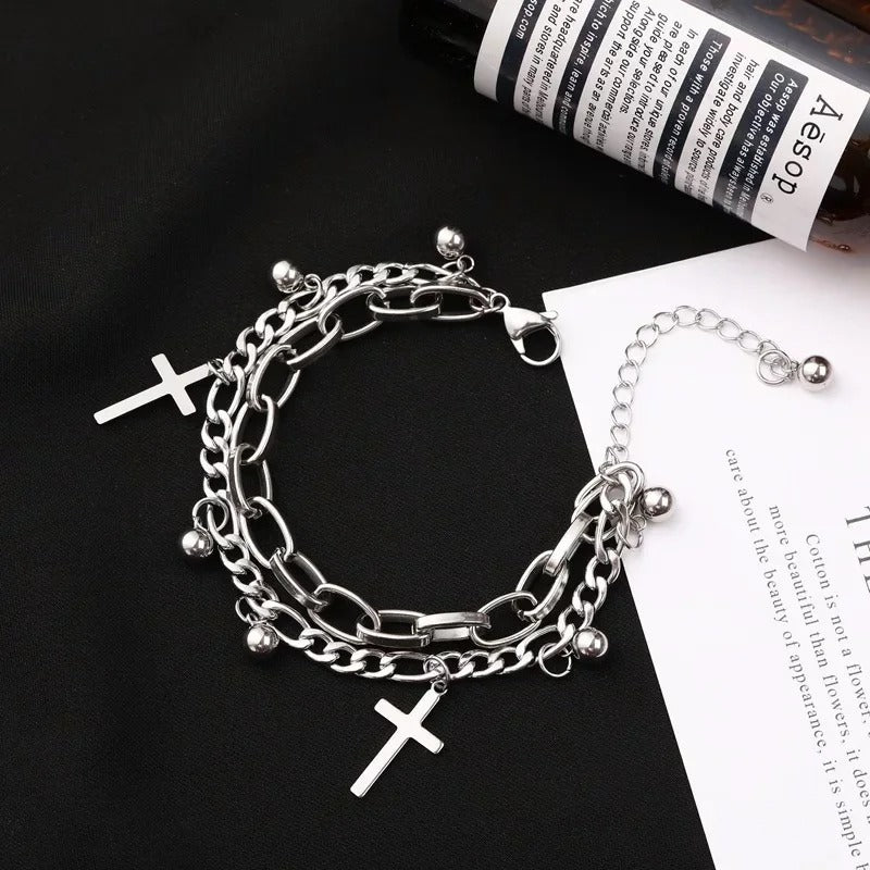 Cross Charm Bracelet