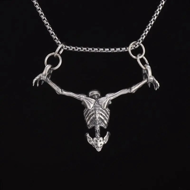 Half Body Skull Pendant