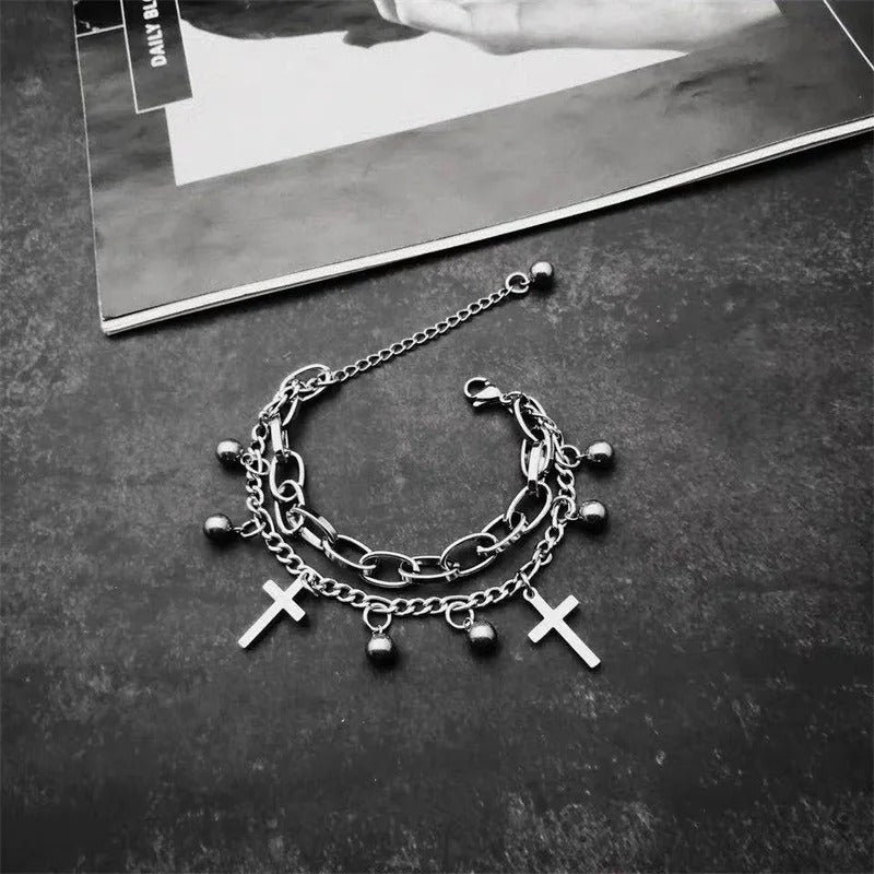 Cross Charm Bracelet