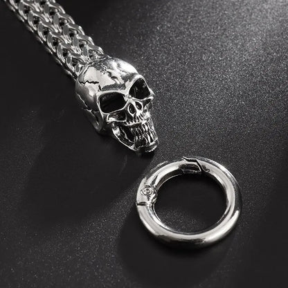 Stainless Steel Skull Bracelet