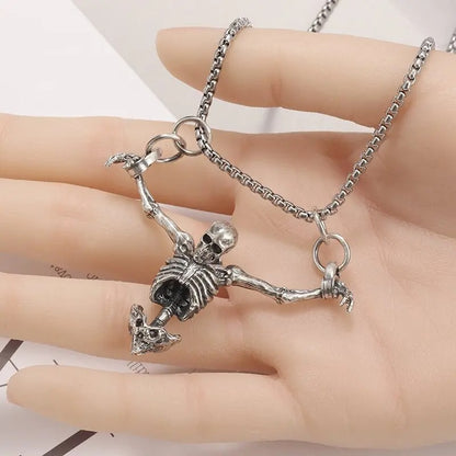 Half Body Skull Pendant